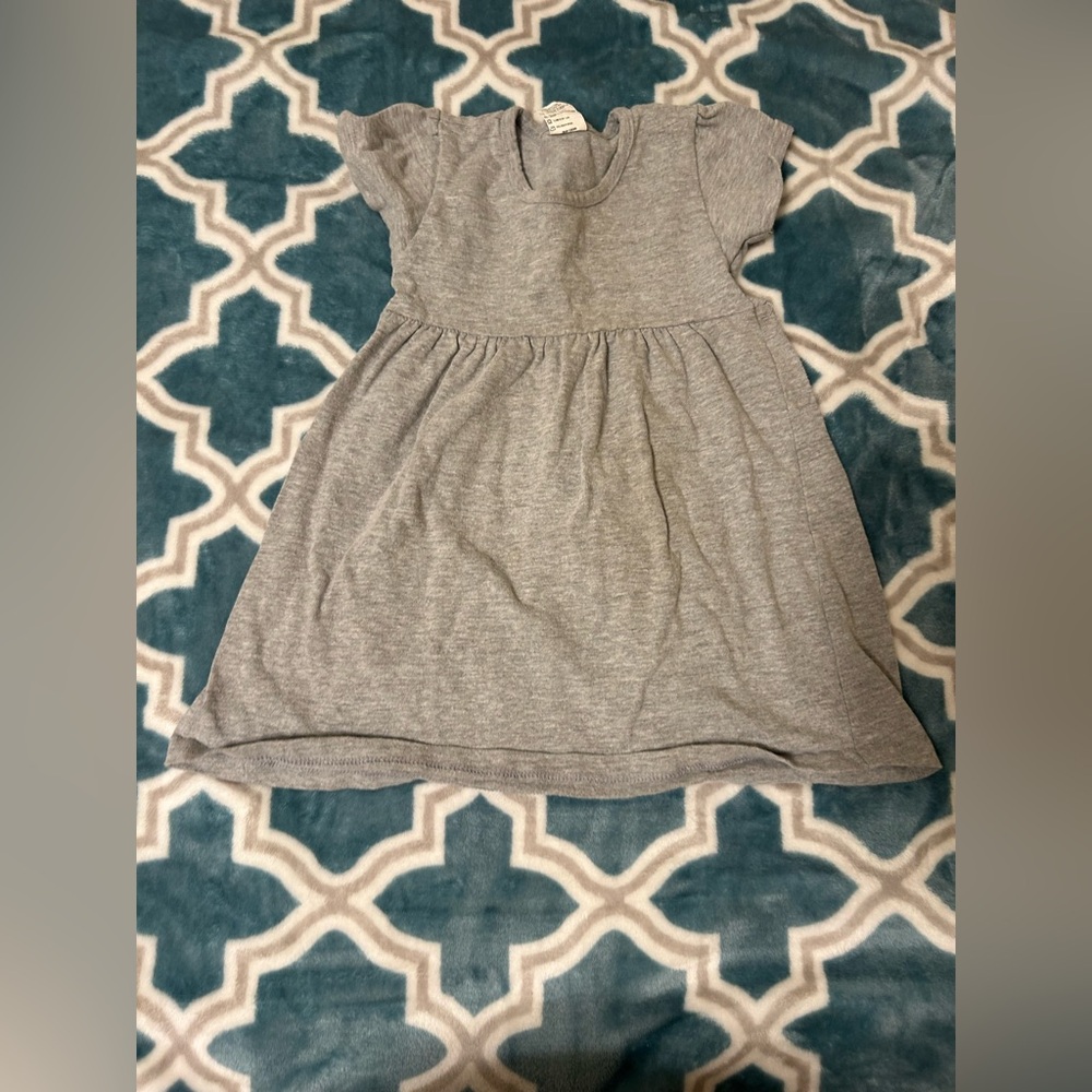Gray Kids Dress